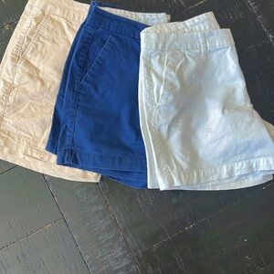 Women's Casual Shorts - Beige, Navy, Light Blue